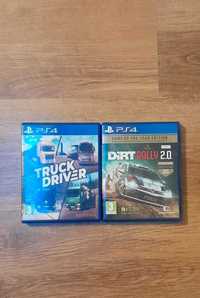 Dirt Rally 2.0 , Truck driver simulator ps4 jak nowe