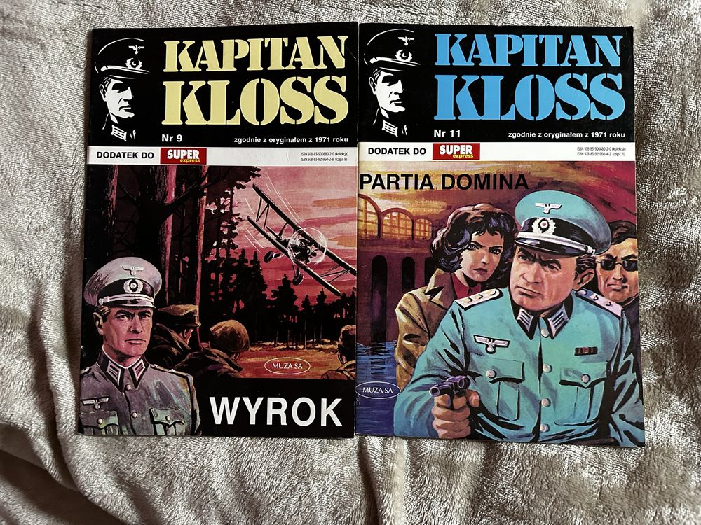 Komiksy Kapitan Kloss - 11 zeszytów - wydanie z 2007 roku