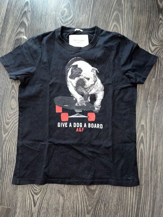 Abercrombie & Fitch t-shirt koszulka Give a dog a board