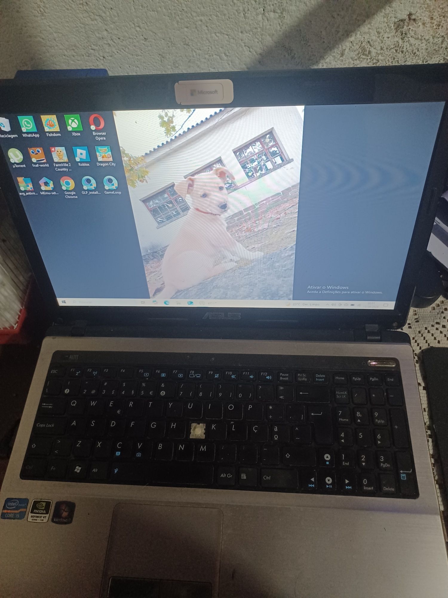 Portatil asus Windows 10