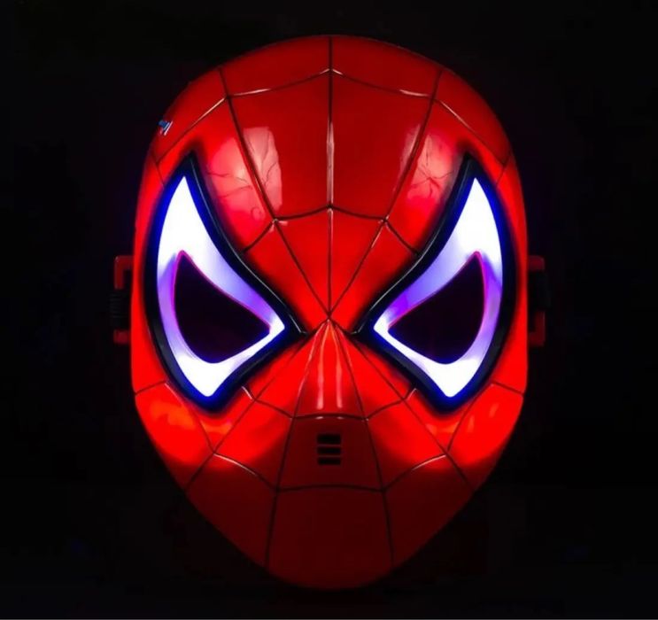 Маска спайдер Spider Man світяться очі!