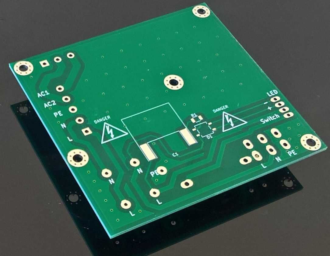 Płytka pcb - płytka do transformatora toroidalnego