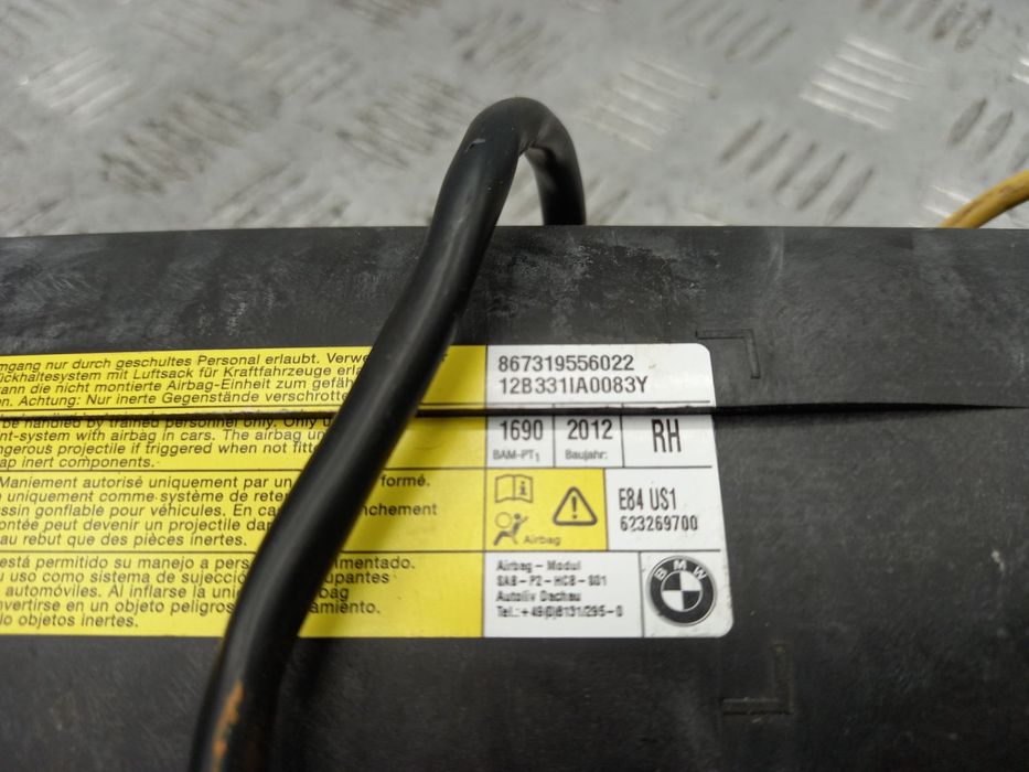 Подушка безопасности сиденья 72127319556 для BMW X1 E84 2009-2015