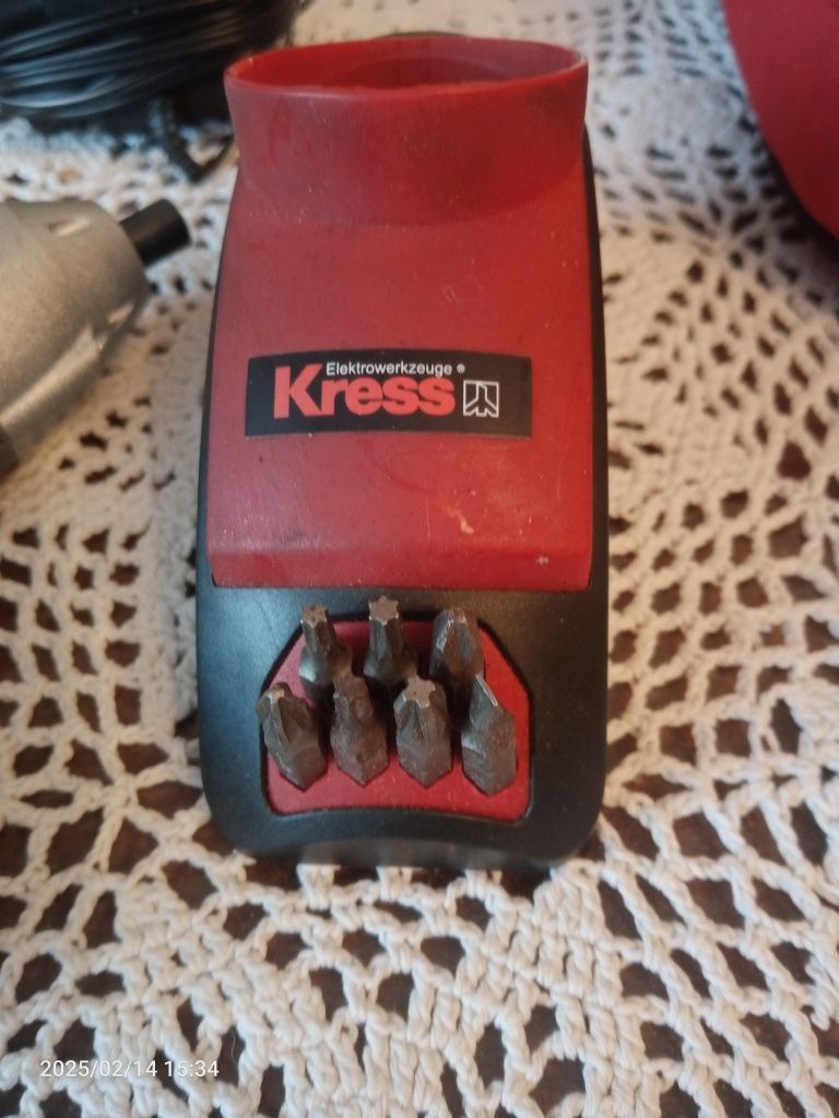 Mini wkrętarka akumulatorowa kress