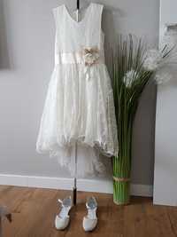 Sukienka, komunia, wesele 140cm