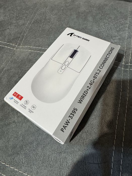 Мишка attack shark x6 paw 3395 з док станцією