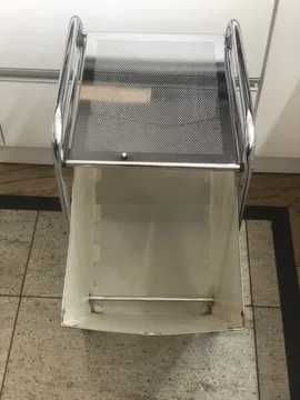 Pojemnik do łazienki kosz na pranie brudną odzież STAL NIERDZEWNA INOX