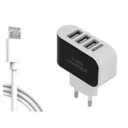 3 x ŁADOWARKA USB 3A Szybka Przenośna ŁADOWARKA Podróżna WTYCZKA
