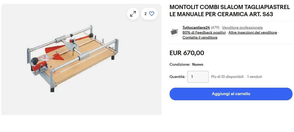 Przecinarka do płytek glazury Montolit Slalom s63 Maszyna po łuku