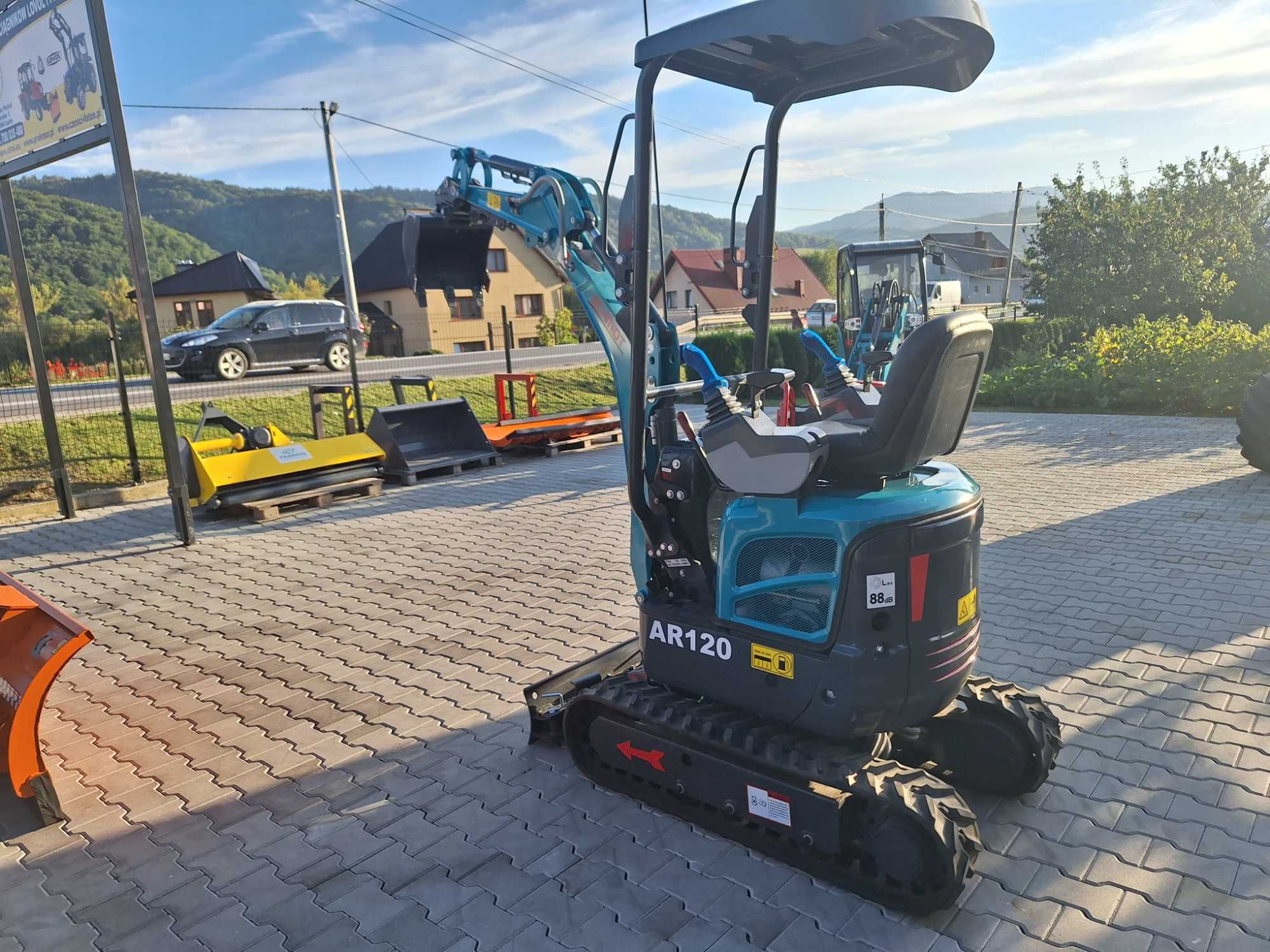 Minikoparka SCHMIDT AR120 NOWA silnik KUBOTA 2024 koparka 1,2 tony