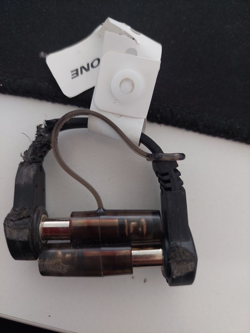 Kabel do efektu patch Jack 6,3 mam mono 10 cm - uszkodzony