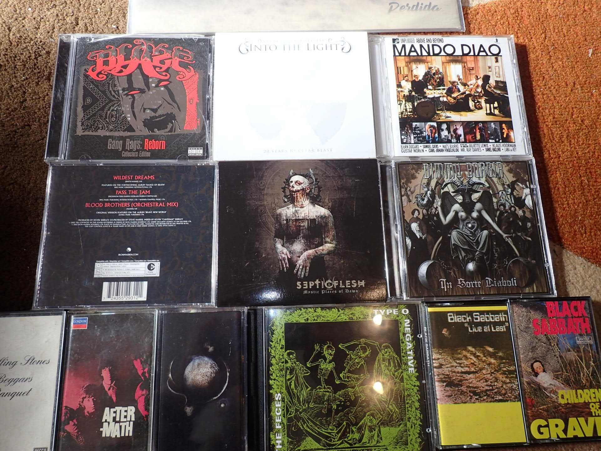 Vários CDs, Cassetes, vinil e DVD - Rock metal, preço na descrição