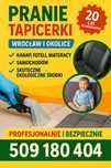 Pranie Tapicerki meblowej Samochodowej