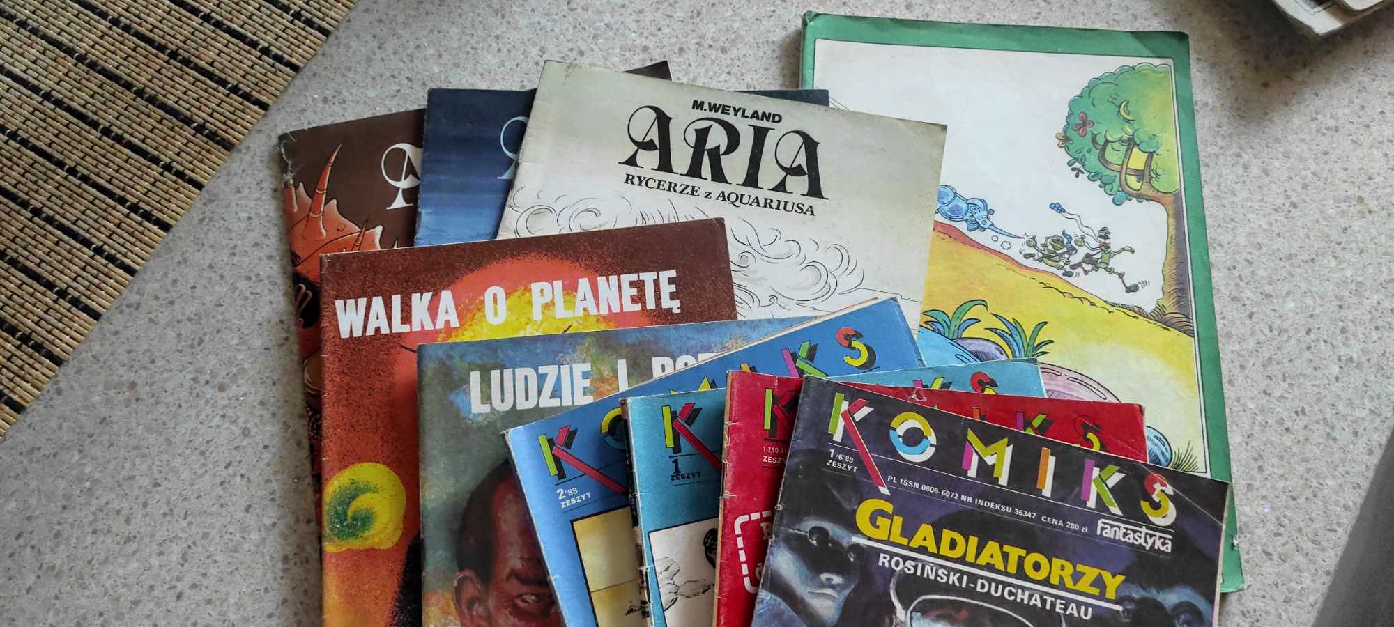 Zbiór 10 komiksów, Fantastyka, Aria, W Pustyni i w Puszczy, Daniken