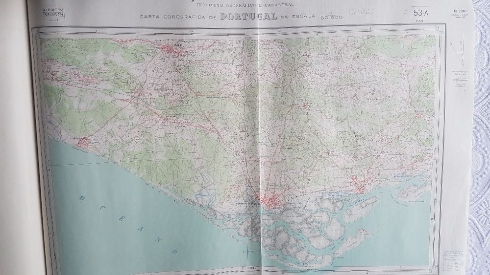 13 Mapas / Cartas Corográficas de Portugal - IGC - conjunto 10 euros