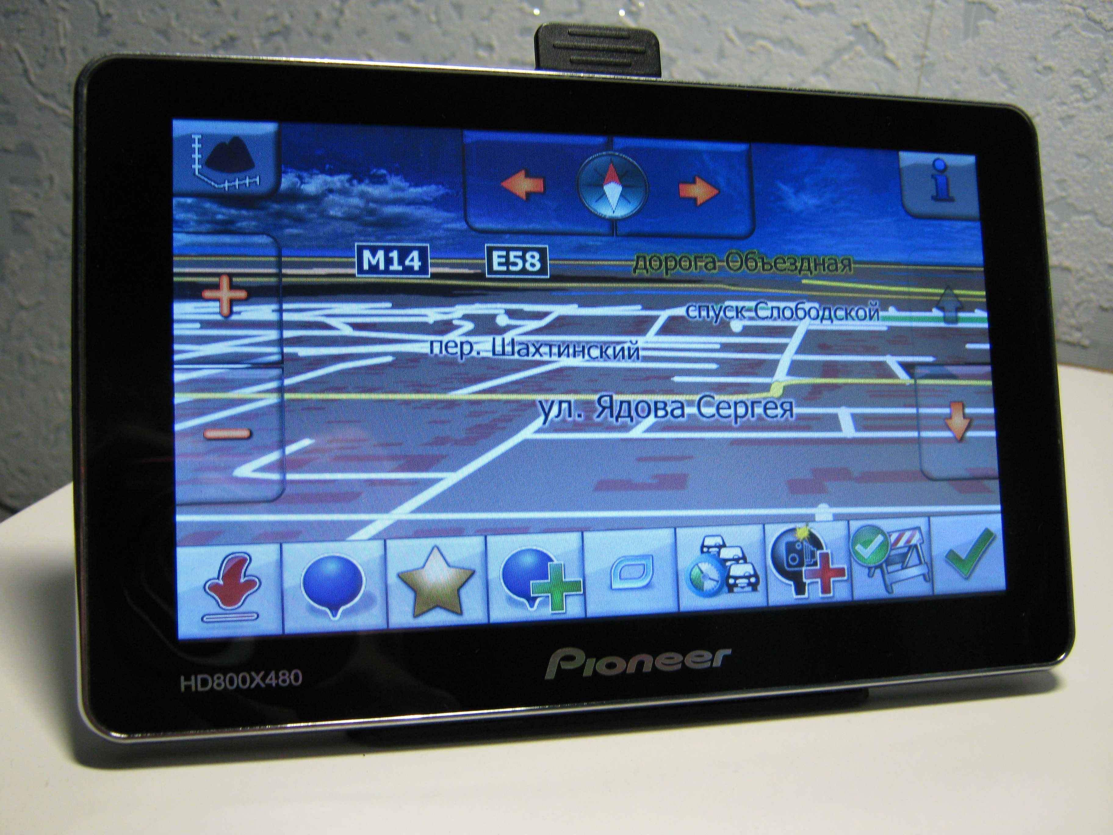 GPS навігатор PIONEER 7дюйм HD. В ідеалі! IGO Primo! Карти 2024р