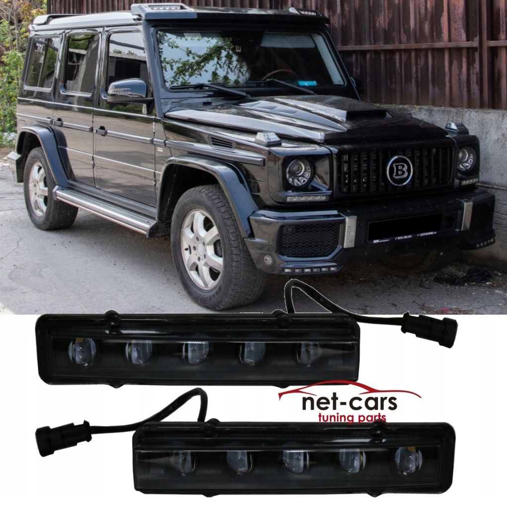 Lampy światła LED MERCEDES G KLASA W463 AMG Czarne
