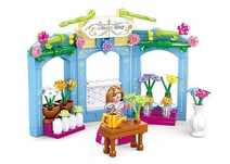 ZESTAW KLOCKI sluban friends village KWIACIARNIA 154 el. KOMP. Z LEGO
