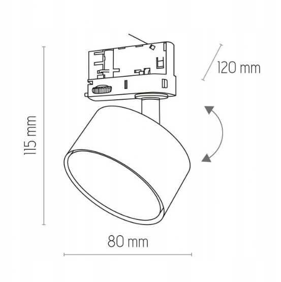 Lampa szynowa TRACER 6061