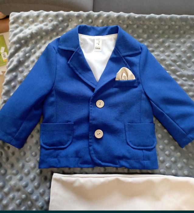 Ubranko na chrzest dla dziecka 74 80 na sesje czy roczek