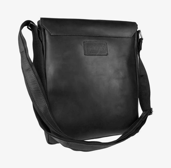 Мужская кожаная сумка через плечо А4, ручная работа, для документов