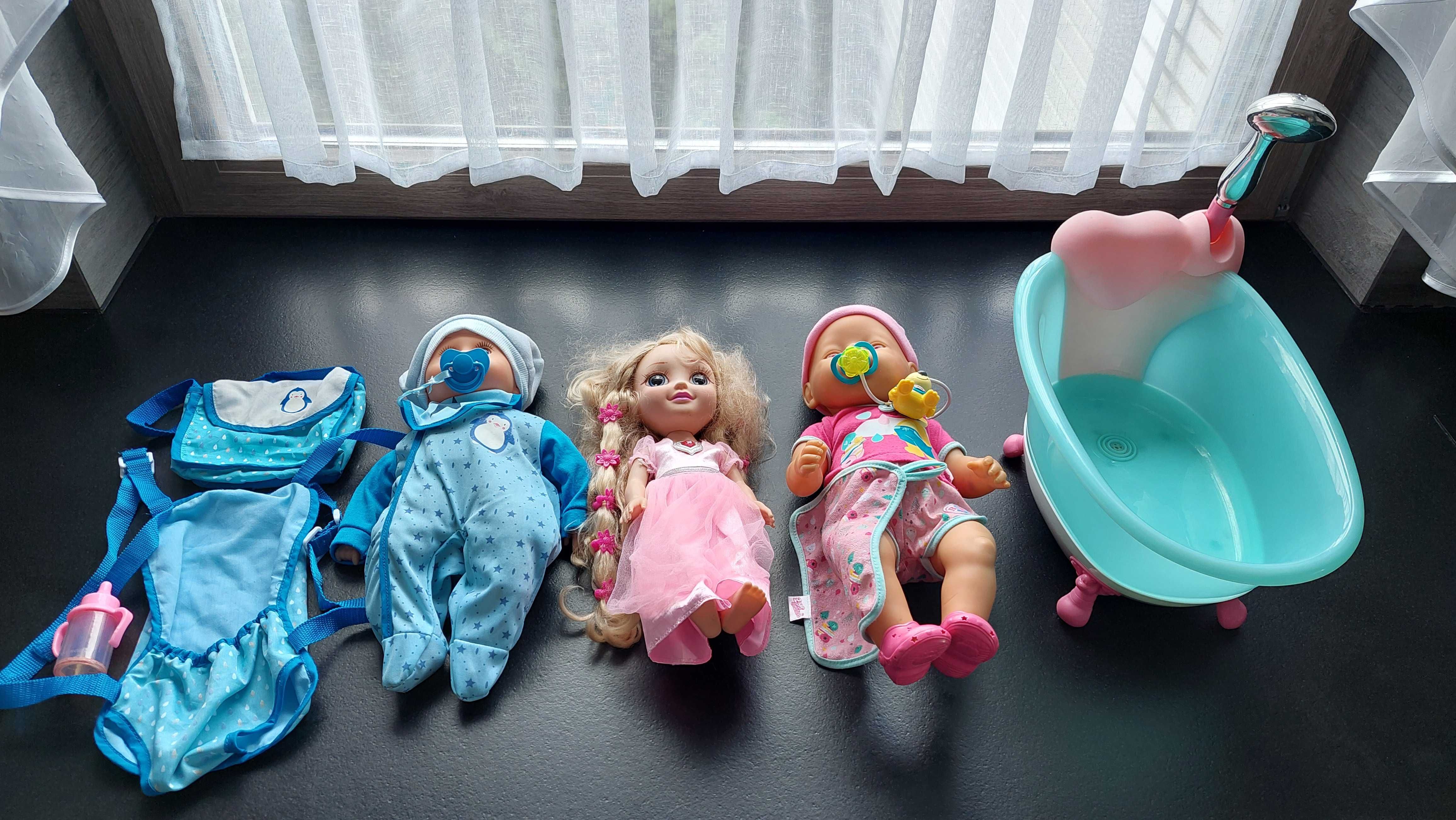 Lalka i wanienka baby born plud dwie lalki interaktywne