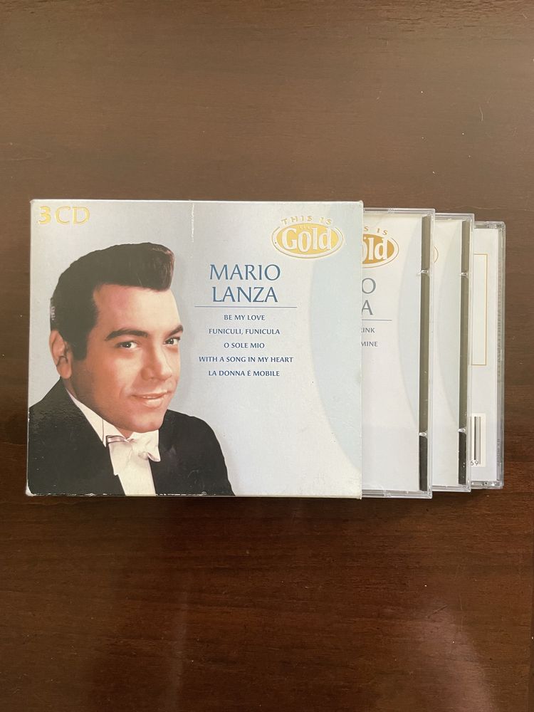 3 złote płyty CD Mario Lanza!