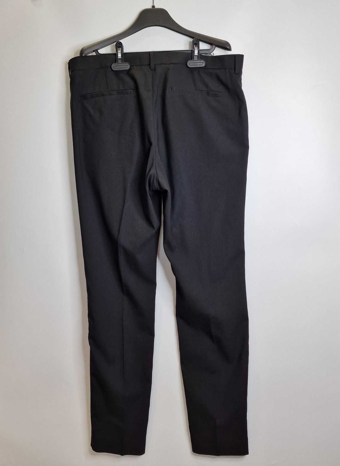 классические черные мужские брюки зауженные H&M skinny fit