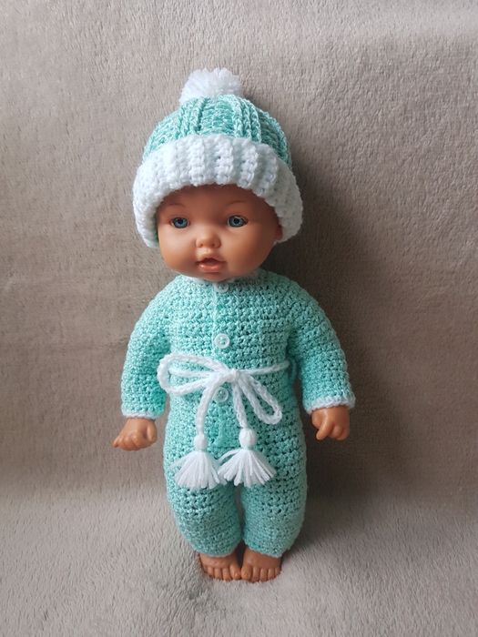 Mikołaj, Gwiazdka. Ubranko dla lalki o wys 30 cm