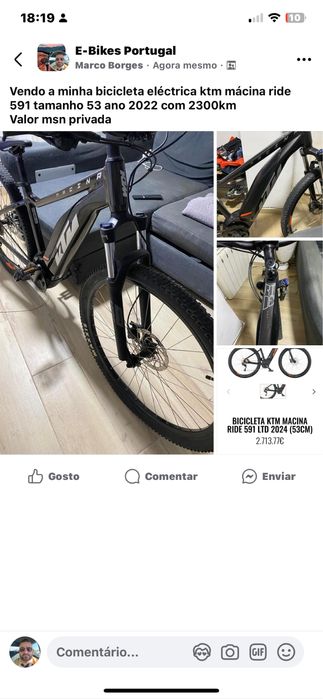 Bicicleta elctrica KTM