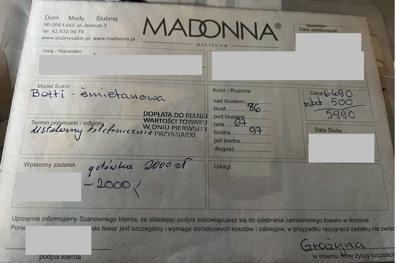 Zjawiskowa suknia slubna S