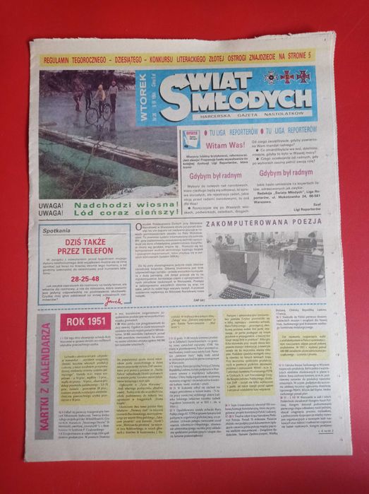 Świat młodych, nr 28/1984, 6 marca 1984, Kosmiczne fanaberie