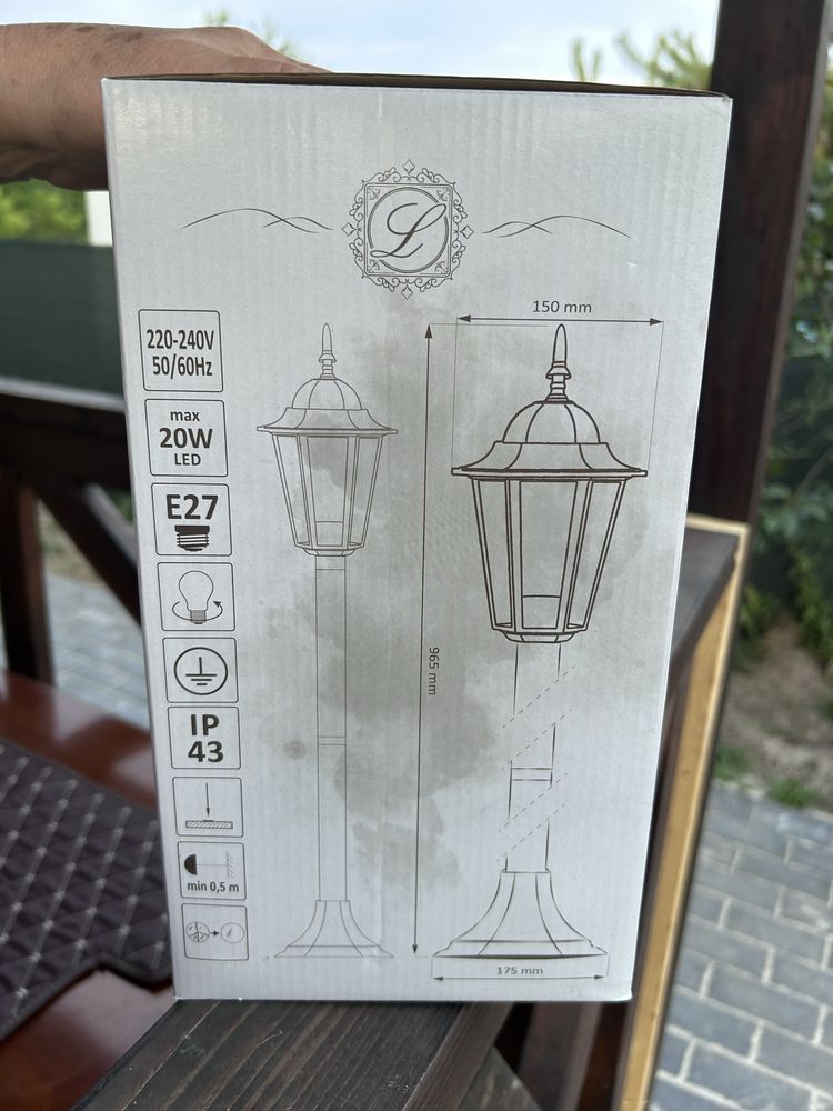 Lampy ogrodowe nowe 6 szt