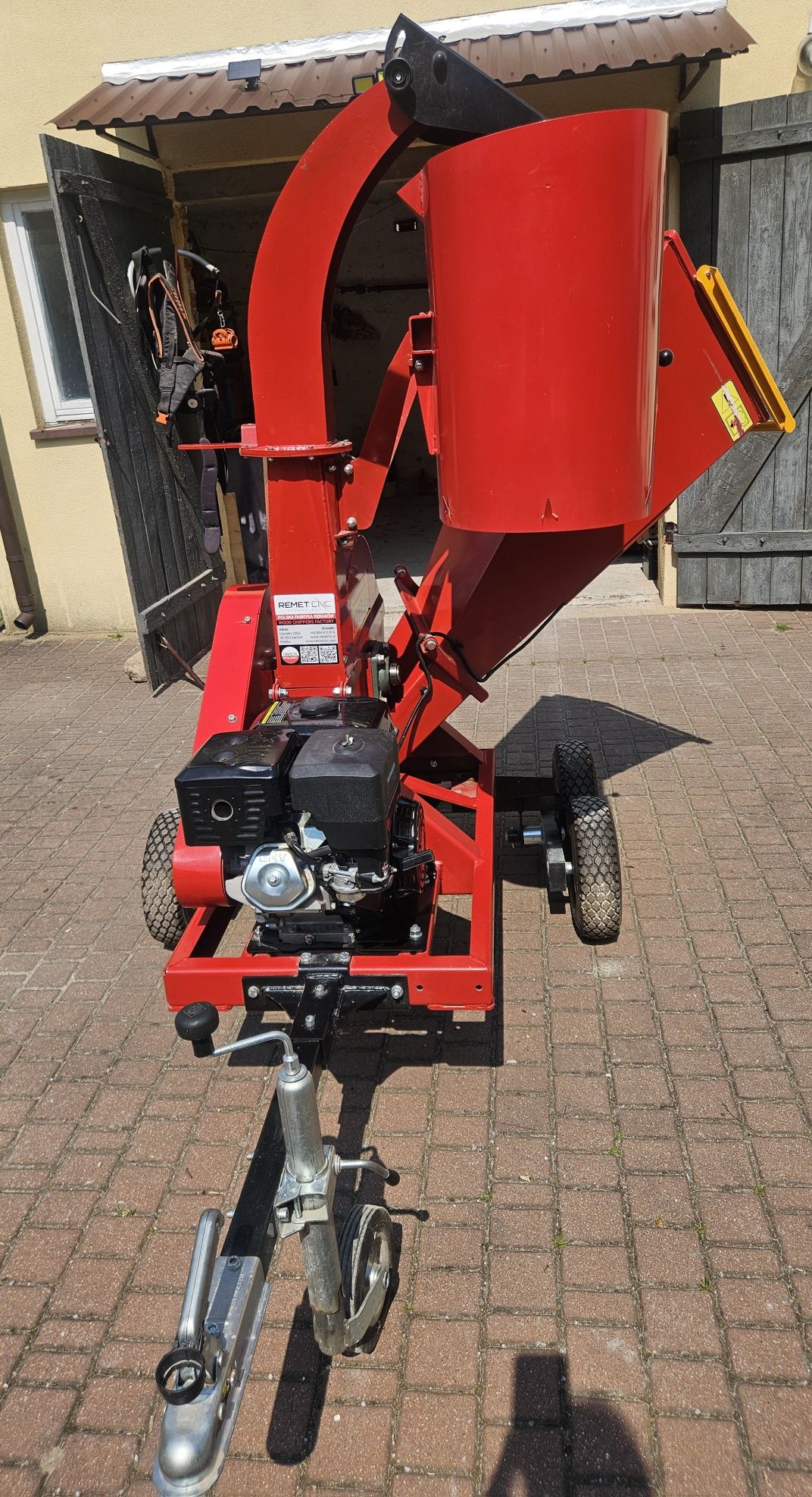 Rębak tarczowy  RTS-630 Red Dragon standard Remet z podwoziem