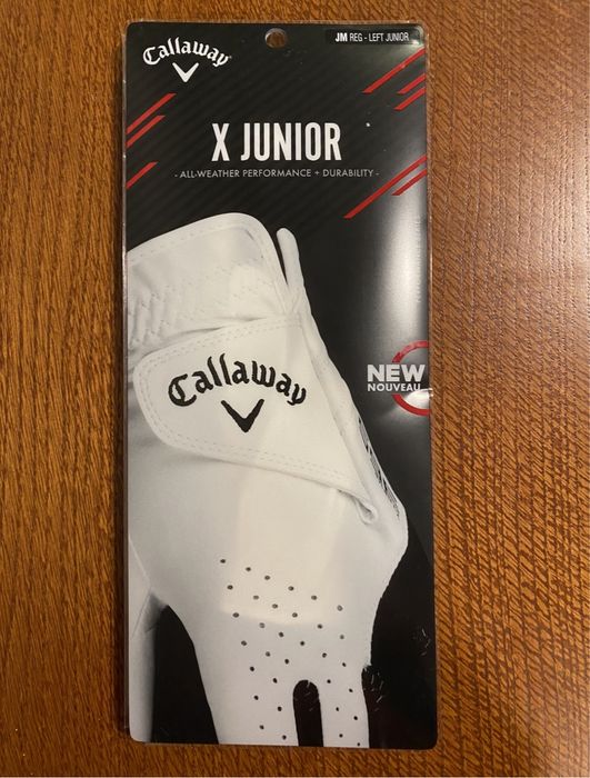 Callaway X juniorska rękawiczka golfowa lewa rozm. JM - rękawica golf