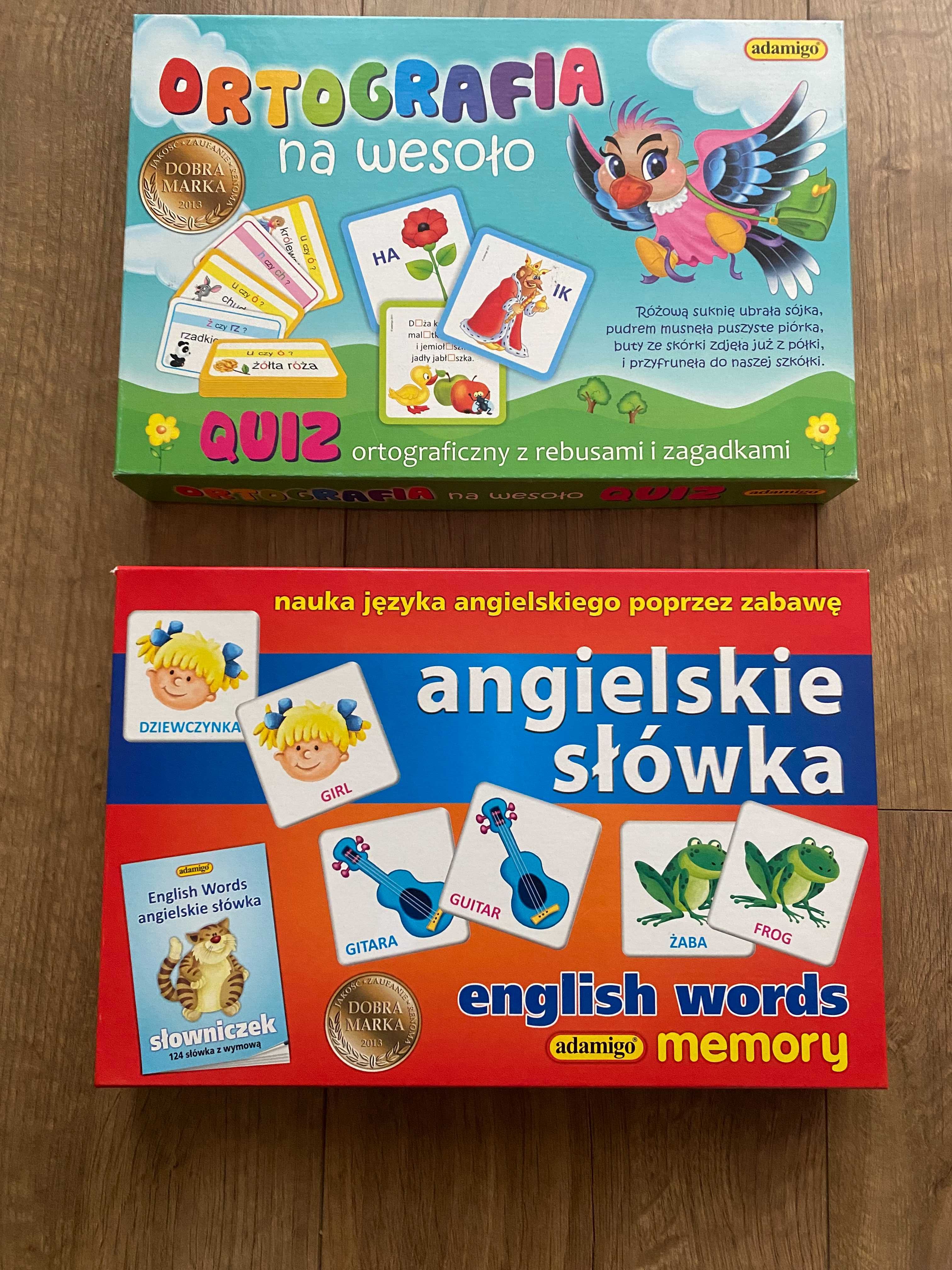 Gra Angielskie słówka, English words Memory