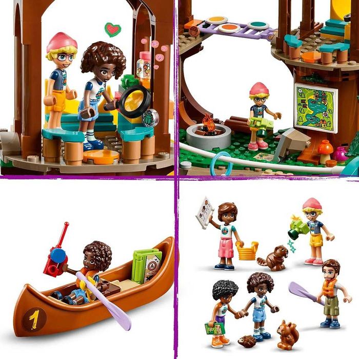 Klocki Lego Friends 42631 Domek na drzewie na obozie kempingowym