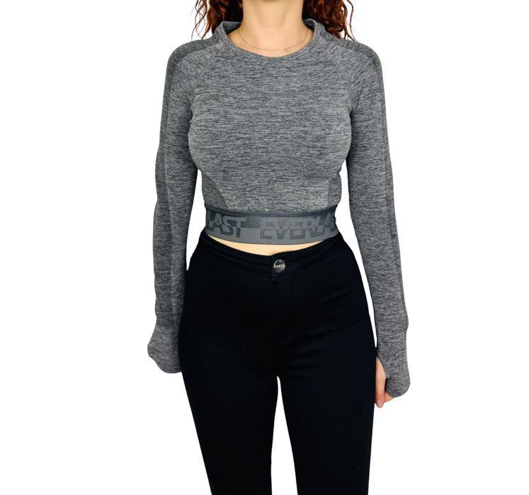 Szara sportowa bluzka crop top M 38 Everlast