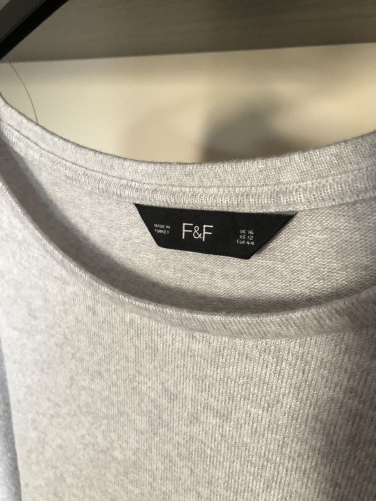 Szary sweterek F&F