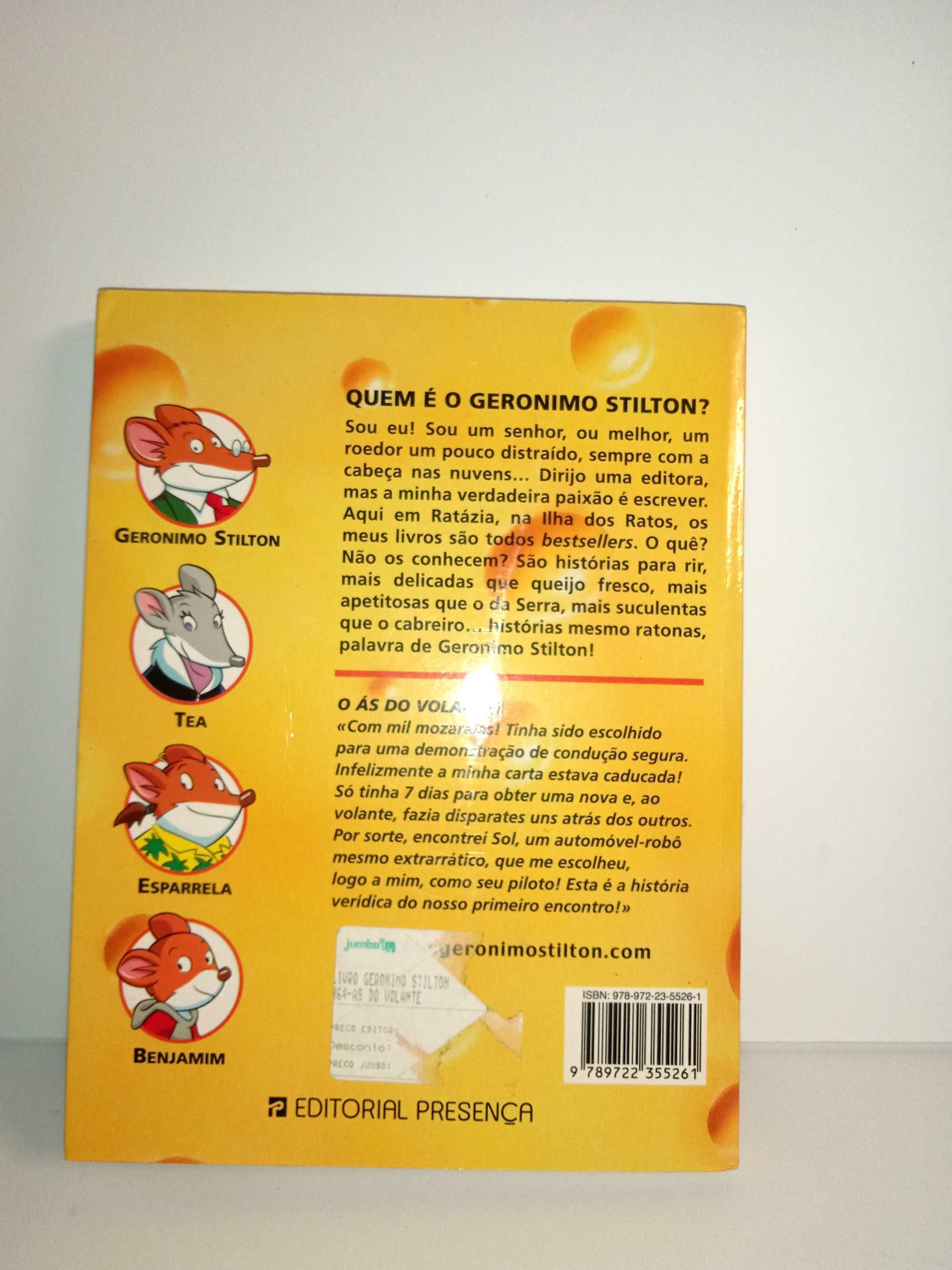 Livro Gerónimo Stilton - O ás do Volante! - N64