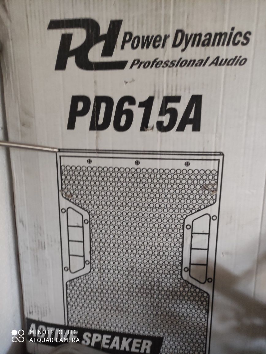Kolumny Power Dynamic PD615A stan bardzo dobry