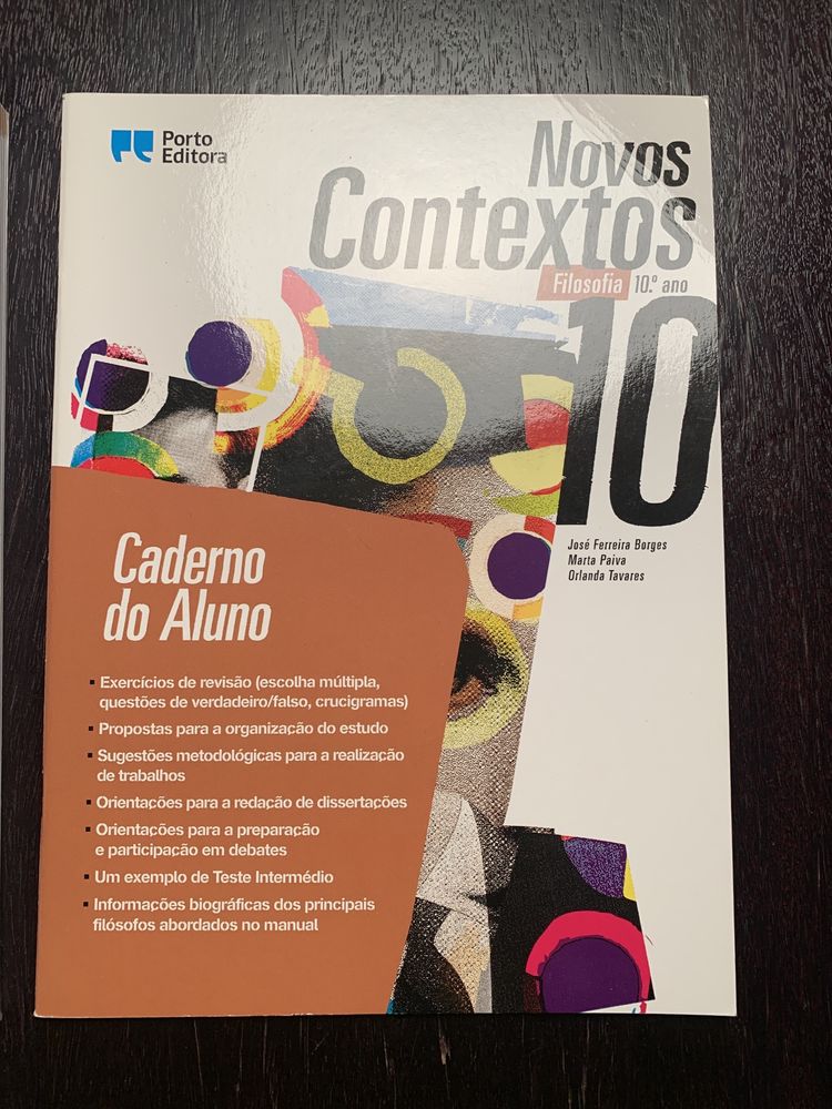 Novos Contextos (manual forrado + c. ativid. novo) - Filosofia 10 ano