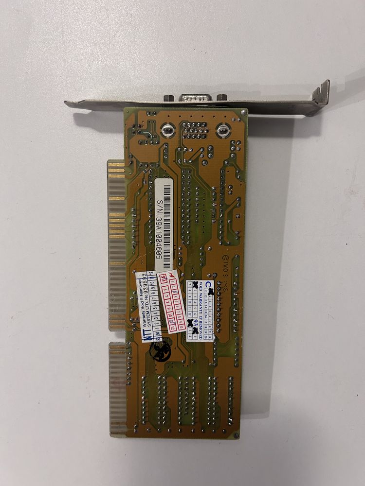 Retro Karta graficzna VGA OAK OTI067 512KB do 286 386