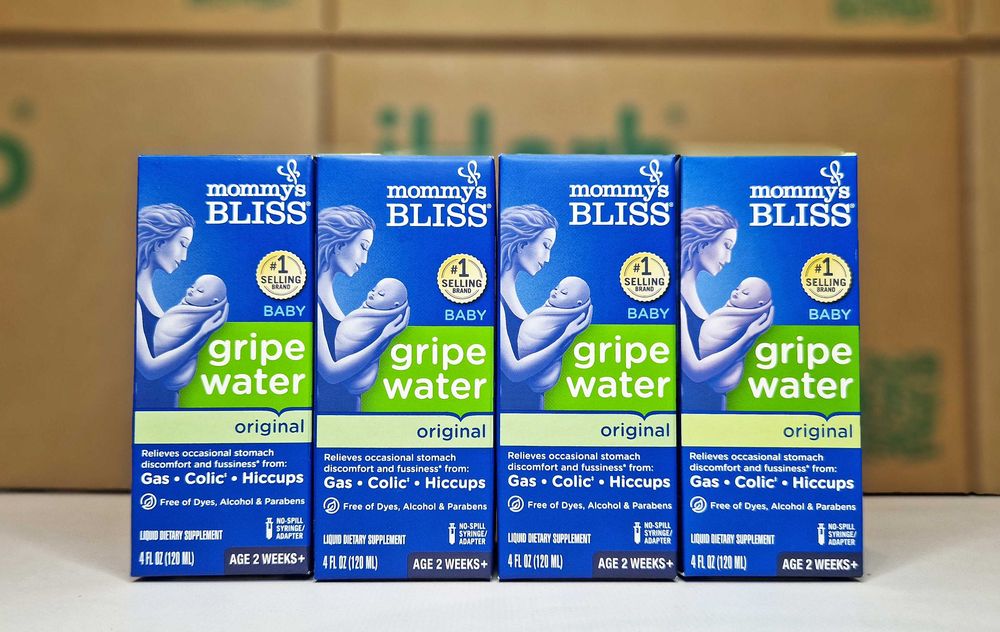 Укропна водичка, вода від коліків Mommy's Bliss Gripe water, 120 мл