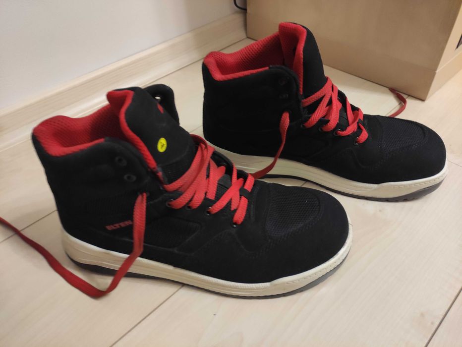 Męskie bezpieczne buty robocze Elten Lakers Black Mid r. 41 26,5 new
