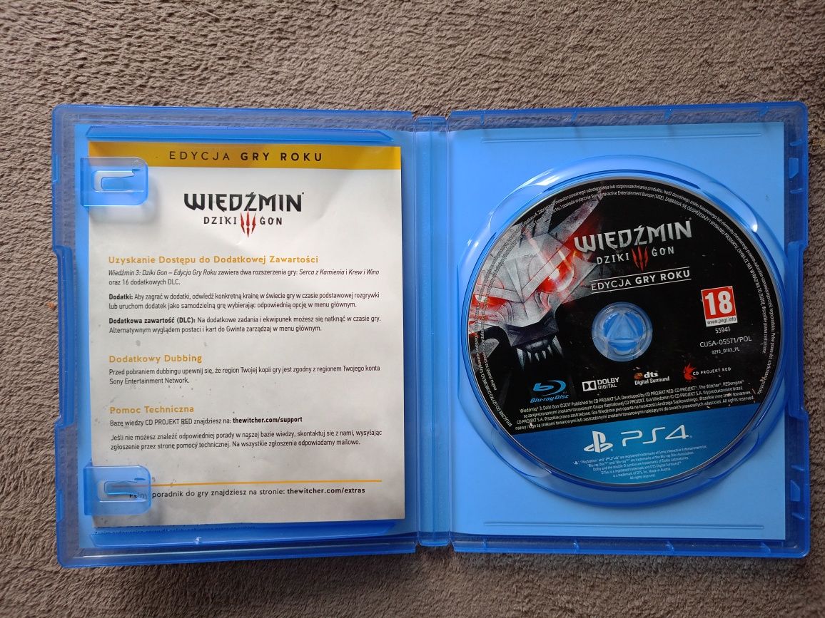 Gry na PS4! Wiedźmin 3 Dziki Gon i Uncharted kolekcja Natana Drake'a