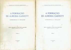 13356

A Formação de Almeida Garrett (2 vol.)