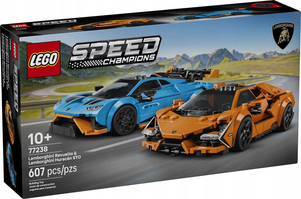 LEGO Speed Champions 77238 Lamborghini Revuelto i Huracan STO