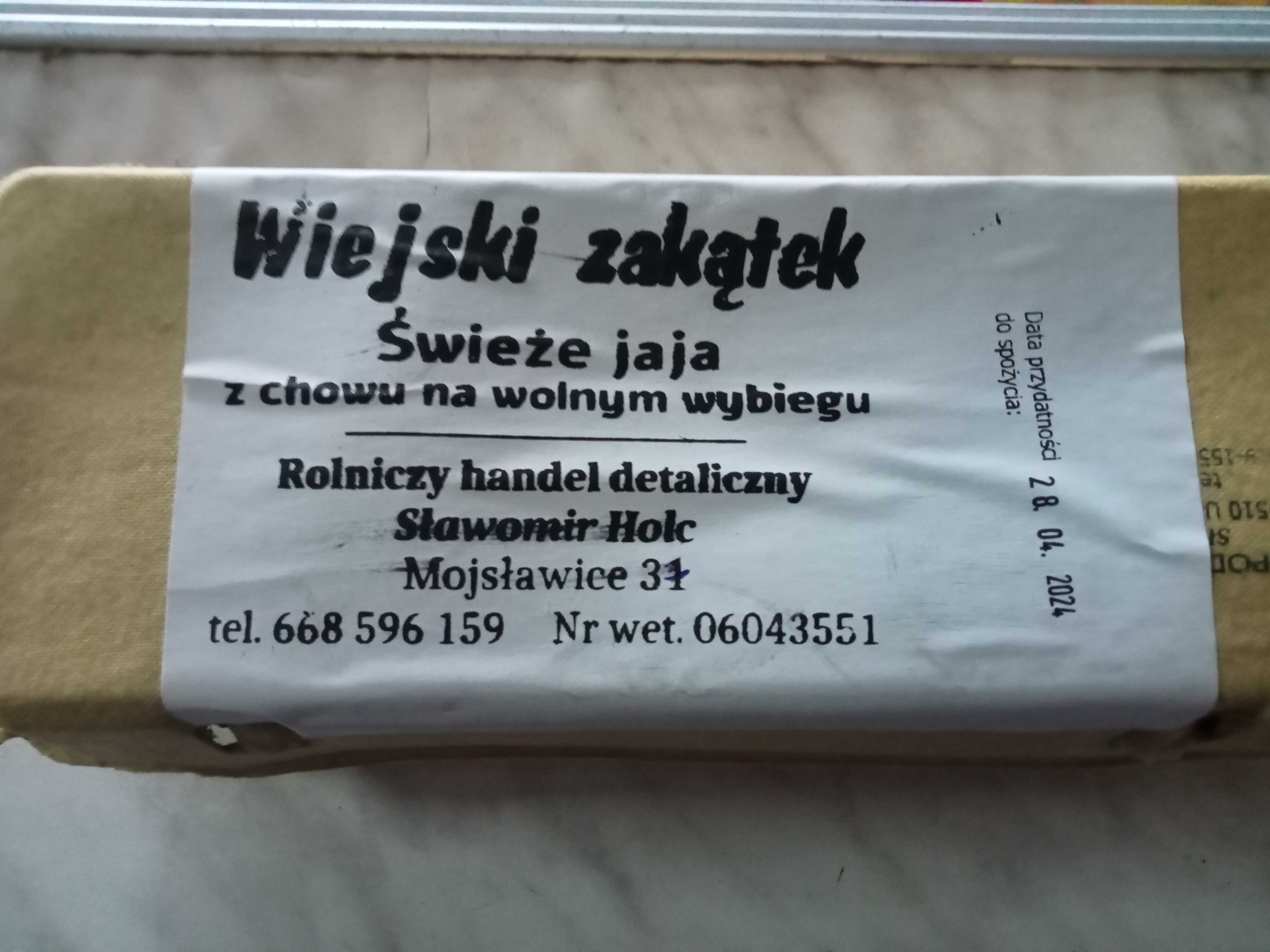 Jajka swojskie z wolnego wybiegu