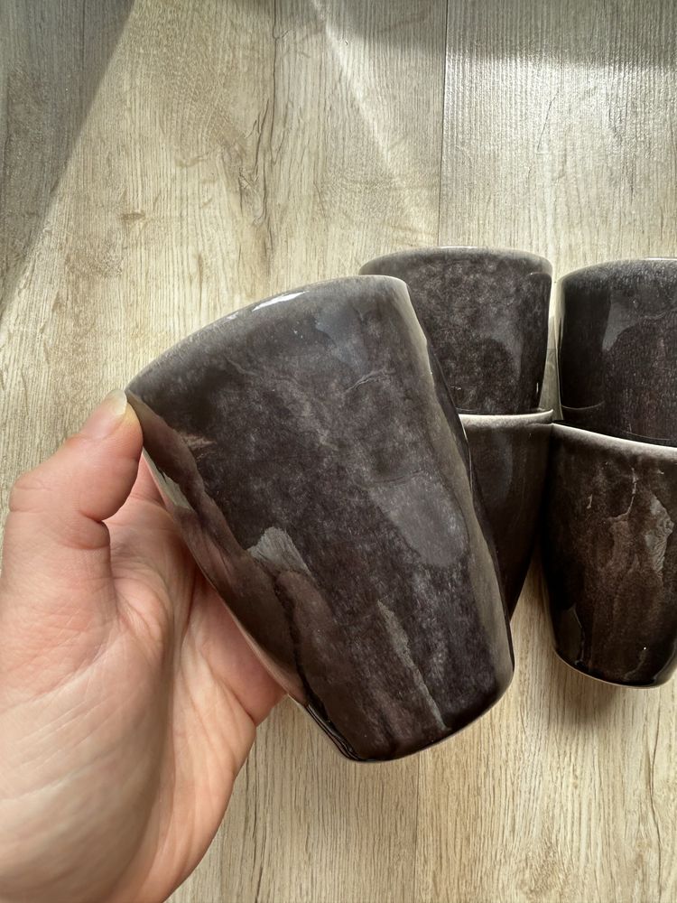 Canecas / copos em cerâmica conjunto 6 unidades